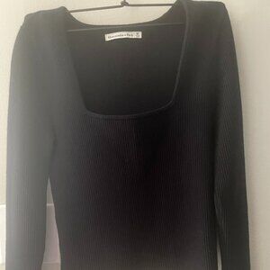 Abercrombie Ottoman Rib Long Sleeve